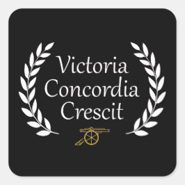 Adesivo Quadrado Victoria Concordia Crescit Arsenal