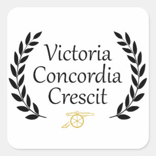 Adesivo Quadrado Victoria Concordia Crescit Arsenal