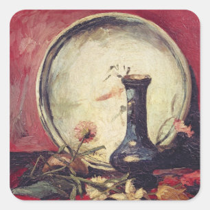 Adesivo Quadrado Vida de Vincent van Gogh ainda com flores,