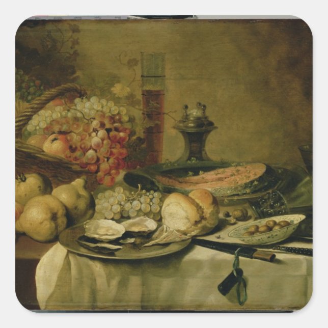 Adesivo Quadrado Vida estática 2 (Frente)