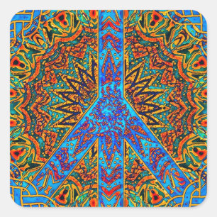 Adesivo Quadrado Vida pacífica