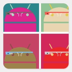 Adesivo Quadrado Vidro OK