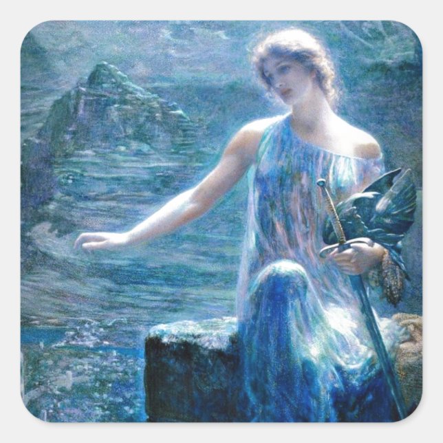 Adesivo Quadrado Vigil de Valkyrie (Frente)