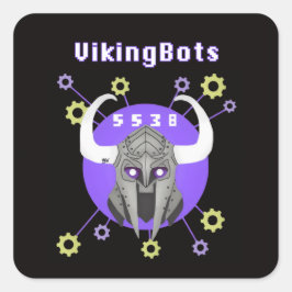 Adesivo Quadrado VikingBots 5538 - DRAFT- STICKERS