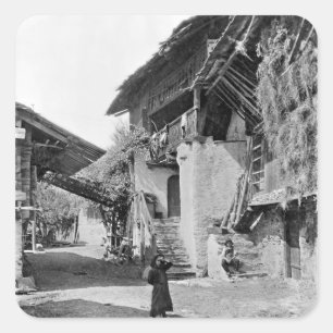 Adesivo Quadrado Vila de Vancôver, início do século XX