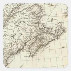 Adesivo Quadrado Vilas do nativo americano em Canadá
