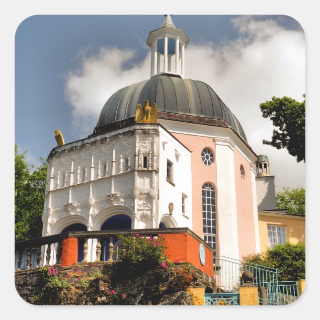 ADESIVO QUADRADO VILLAGE ITALIANO WALES (Frente)