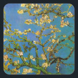 Adesivo Quadrado Vincent van Gogh - Árvore de Amêndoa Brilhante<br><div class="desc">Blossoming Almond Tree (1890) de Van Gogh é uma pintura de apos impressionismo fino de arte floral e viva. Um galho de uma árvore de amêndoa florida em um jardim primavera com o céu azul ao fundo. Lindas flores brancas florescentes. Sobre o artista: Vincent Willem van Gogh (1853-1890) foi pintor...</div>