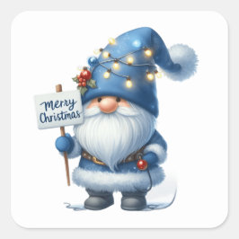 Adesivo Quadrado Vinheiros Gnomos de Natal