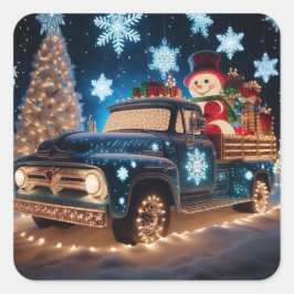 Adesivo Quadrado Vinheta