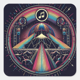 Adesivo Quadrado Vinheta