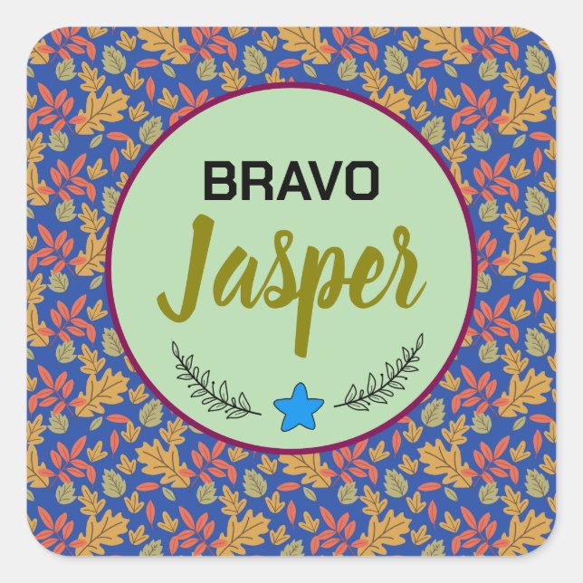 Adesivo Quadrado Vinheta (Frente)