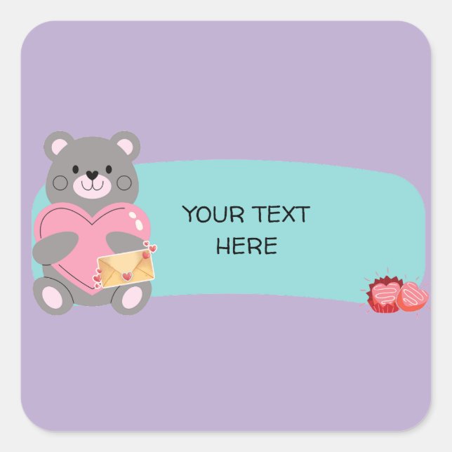 Adesivo Quadrado Vinheta (Frente)