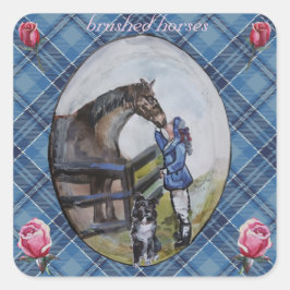 Adesivo Quadrado Vinheta