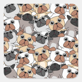 Adesivo Quadrado Vinheta