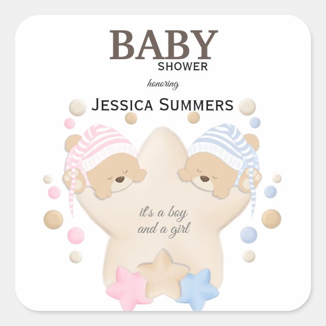 Adesivo Quadrado Vinheta (Frente)