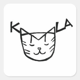 Adesivo Quadrado Vinheta