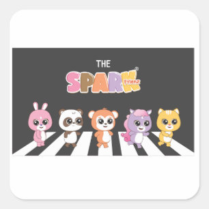 Adesivo Quadrado Vinheta