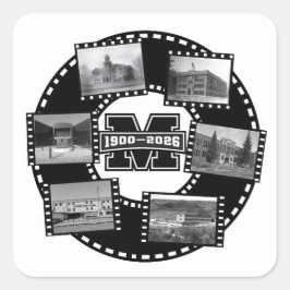 Adesivo Quadrado Vinheta