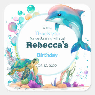 Adesivo Quadrado Vinheta