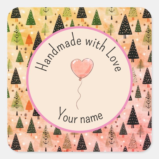 Adesivo Quadrado Vinheta (Frente)