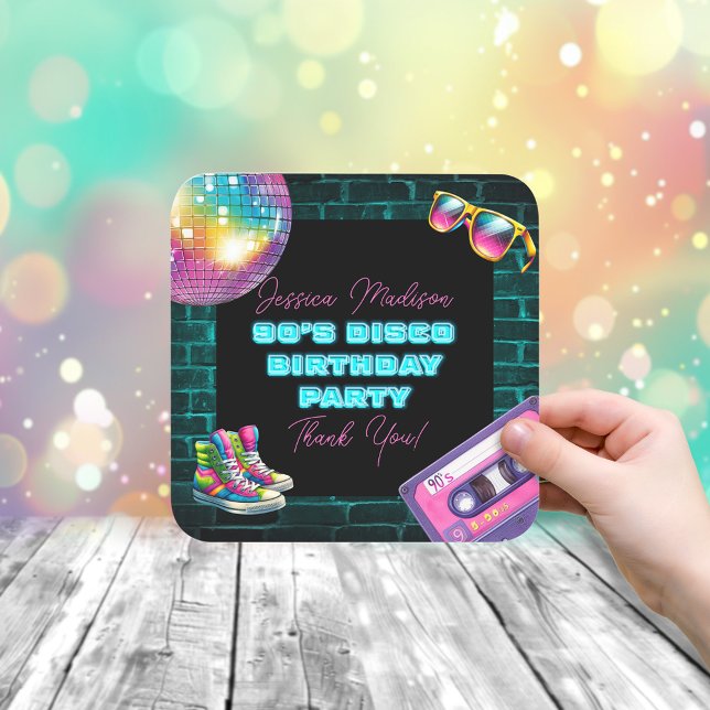 Adesivo Quadrado Vinheta (Criador carregado)