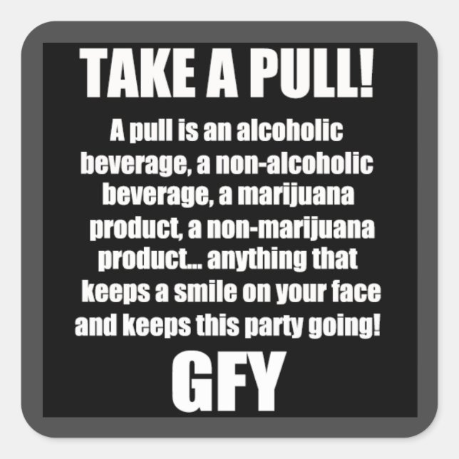 Adesivo Quadrado Vinheta (Frente)