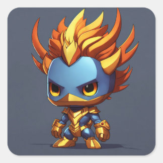 Adesivo Quadrado Vinheta