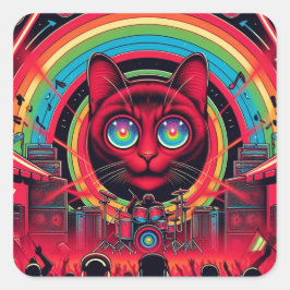 Adesivo Quadrado Vinheta