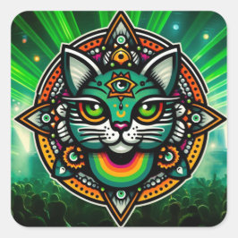 Adesivo Quadrado Vinheta