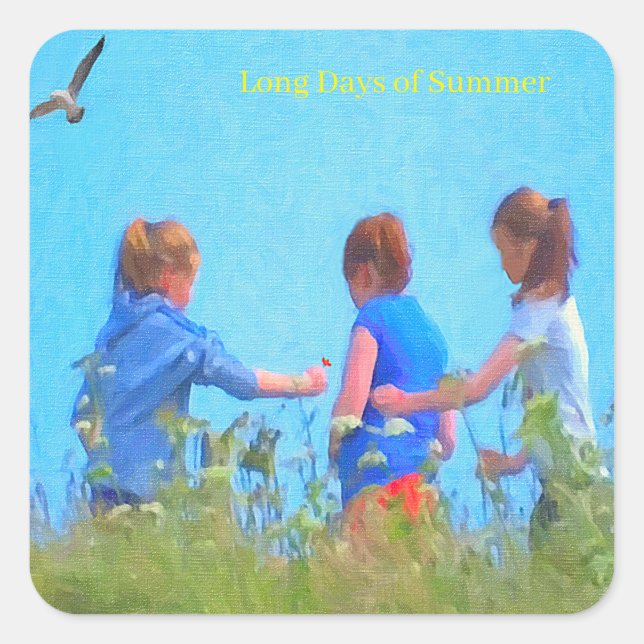 Adesivo Quadrado Vinheta (Frente)