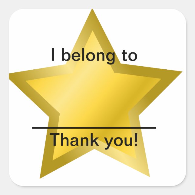 Adesivo Quadrado Vinheta (Frente)