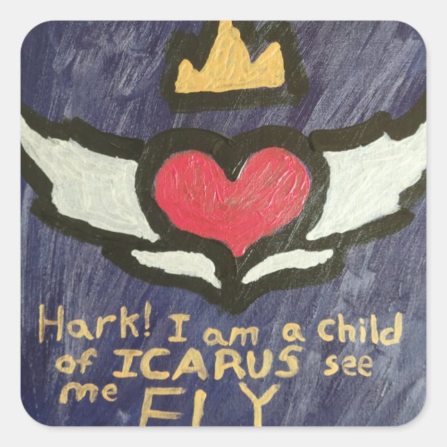 Adesivo Quadrado Vinheta (Frente)