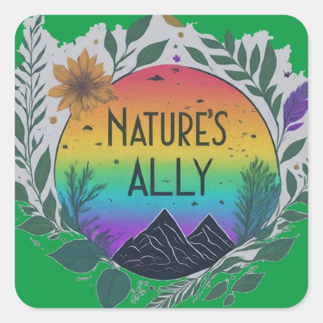 Adesivo Quadrado Vinheta (Frente)