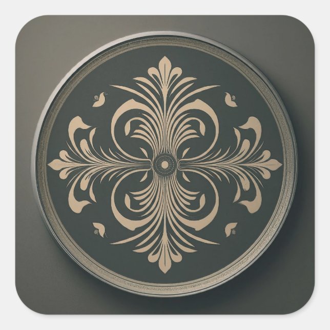 Adesivo Quadrado Vinheta (Frente)