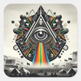 Adesivo Quadrado Vinheta