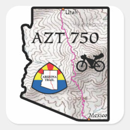 Adesivo Quadrado Vinheta AZT750