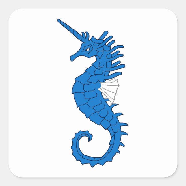 Adesivo Quadrado Vinheta Crachá da Populace da SCA Atlantia (Frente)