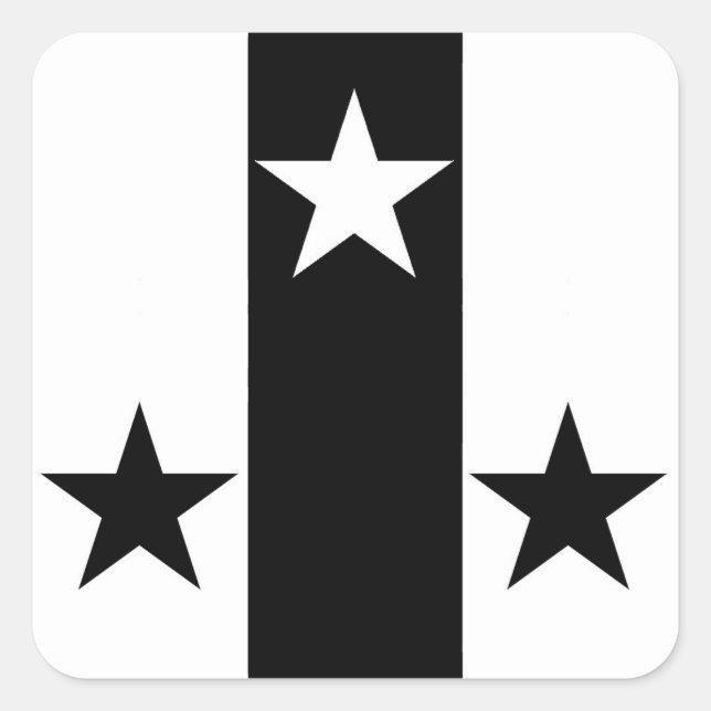 Adesivo Quadrado Vinheta Crachá de Populace de Meridies SCA (Frente)