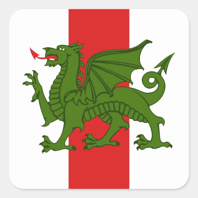 Adesivo Quadrado Vinheta Crachá Populace do Reino Médio SCA (Frente)