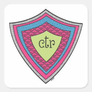 Adesivo Quadrado Vinheta CTR