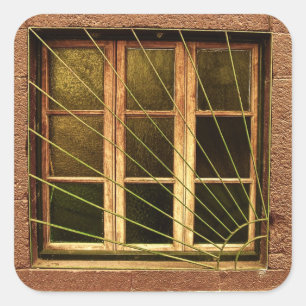 Adesivo Quadrado Vinheta da janela solar (Portugal)
