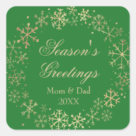 Adesivo Quadrado Vinheta da Praça das Saudações da Estação Dourada 