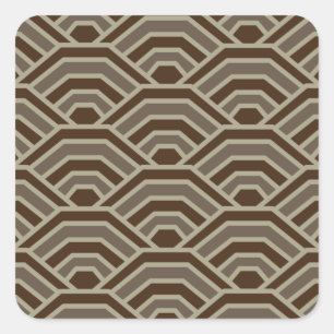 Adesivo Quadrado Vinheta das Artes da Terra