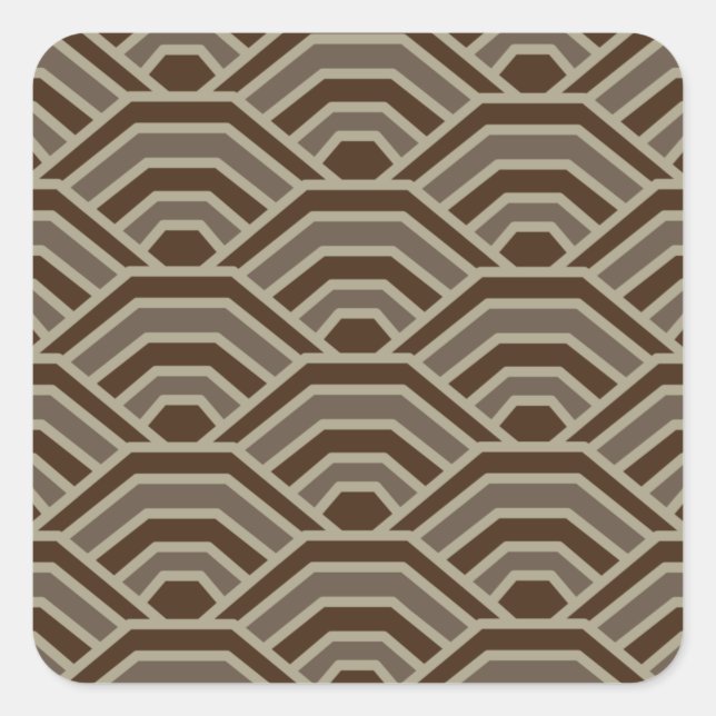 Adesivo Quadrado Vinheta das Artes da Terra (Frente)