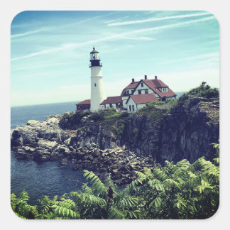 Adesivo Quadrado Vinheta de Casa Clara