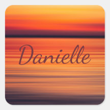 Vinheta de faixas sunset III