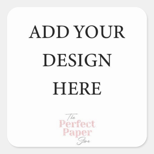 Adesivo Quadrado Vinheta de favor, 1,5 polegada (Frente)