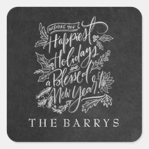 Vinheta de feriados mais felizes do quadro