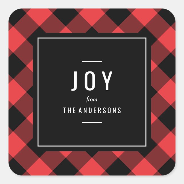 Adesivo Quadrado Vinheta de Férias Fireside (Frente)